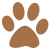 huellita animal marron